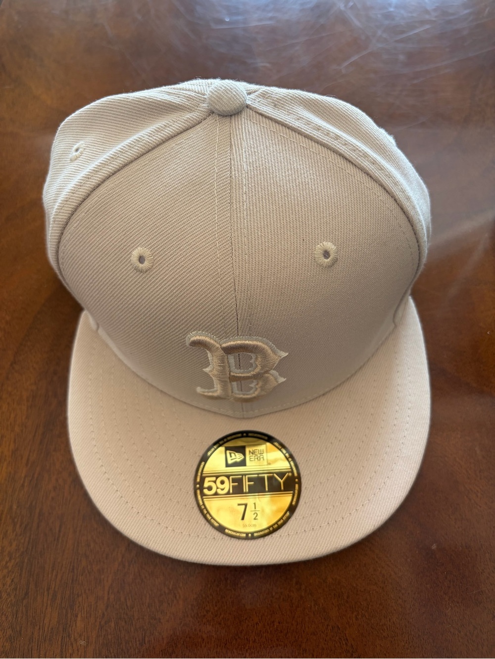 New Era 59FIFTY Boston B Embroidered Fitted Cap - Grey